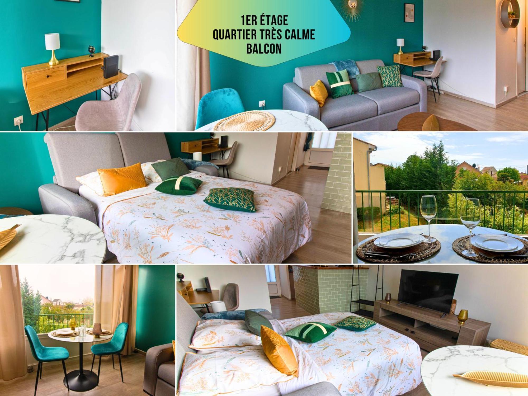 Le Pic'Vert - Free Parking - 400M Hospital - 15Min Train Station & Historic Center - Air Conditionner - Calm & Cosy Bergerac Exteriör bild
